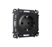 Комплект механизма розетки с/з cо шторками Ambrella Volt Omega MO807010