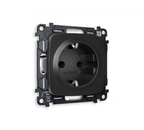Комплект механизма розетки с/з cо шторками Ambrella Volt Omega MO807010 Комплект механизма розетки с/з cо шторками Ambrella Volt Omega MO807010