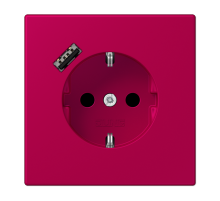 Розетка 2K+З USB Typ A Jung LC1520-18A230