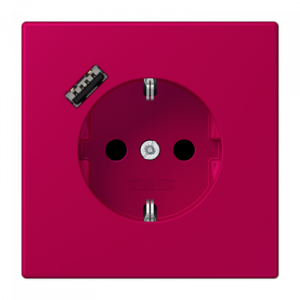 Розетка 2K+З USB Typ A Jung LC1520-18A230