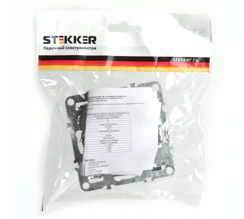 Розетка компьютерная 1-местная RJ-45 Stekker Эрна PST00-9107-03 49151 Розетка компьютерная 1-местная RJ-45 Stekker Эрна PST00-9107-03 49151