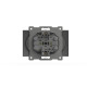 Розетка двухместная без заземления ELBI Zena Vega 609-011000-908