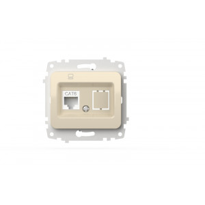 Компьютерная розетка (Cat 6) ELBI Jazz 607-000300-247