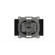 Розетка двухместная без заземления ELBI Zena Vega 609-014800-908