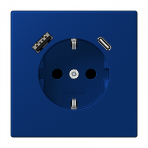 Розетка 2K+З USB Typ AC Jung LC1520-15CA261