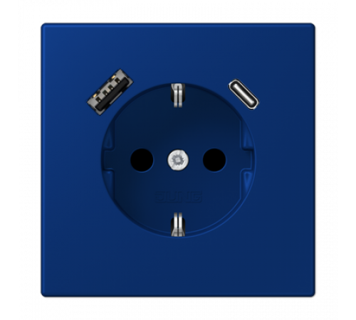 Розетка 2K+З USB Typ AC Jung LC1520-15CA261 Розетка 2K+З USB Typ AC Jung LC1520-15CA261