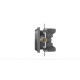 Розетка двухместная с заземлением ELBI Zena Vega 609-011000-907