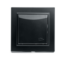 Розетка 1-местная с крышкой Stekker PST16-9012-03 с защитной шторкой 39481