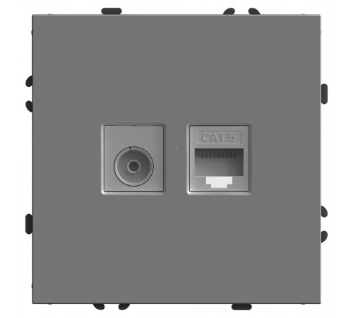 Розетка TV + компьютерная RJ-45 Stekker Эмили RST00-5106-10 49950