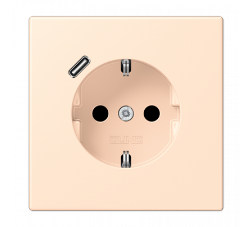 Розетка 2K+З USB Typ C Jung LC1520-18C238