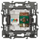 Розетка комбинированная RJ45+TV Эра 12-3110-16 Б0065646