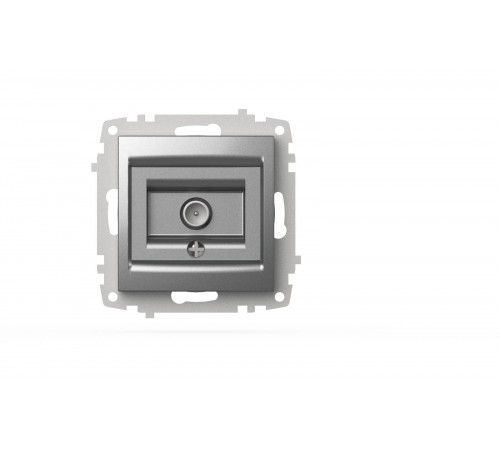 Розетка для TV с экраном (проходная) ELBI Zena Vega 609-011000-272 Розетка для TV с экраном (проходная) ELBI Zena Vega 609-011000-272