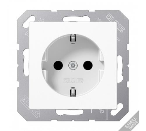 Розетка штепсельная Schuko Jung CD1520EDVPLSW Розетка штепсельная Schuko Jung CD1520EDVPLSW