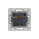 Механизм розетки влагозащищенный Arlight SCT-MCP-PL-BK (250V, 16A) 043746