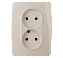 Розетка 2x2P Эра 12-2107-02 Б0031239