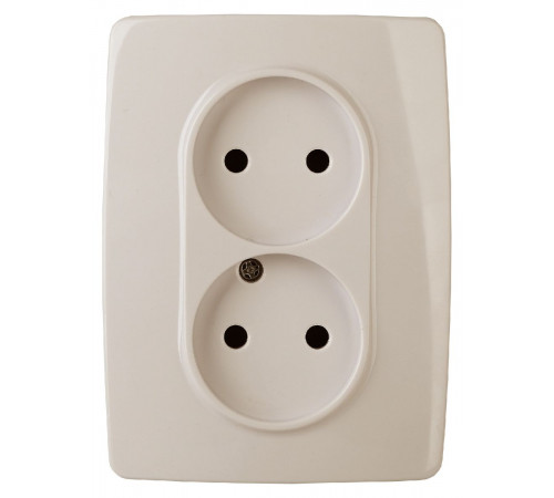 Розетка 2x2P Эра 12-2107-02 Б0031239 Розетка 2x2P Эра 12-2107-02 Б0031239