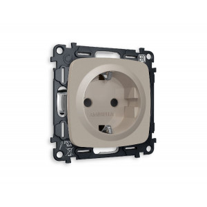 Комплект механизма розетки с/з со шторками Ambrella Volt Omega MO367010