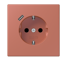 Розетка 2K+З USB Typ C Jung LC1520-18C236