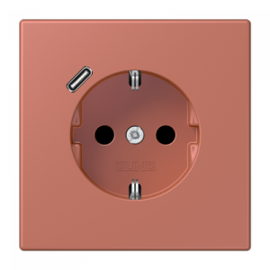 Розетка 2K+З USB Typ C Jung LC1520-18C236