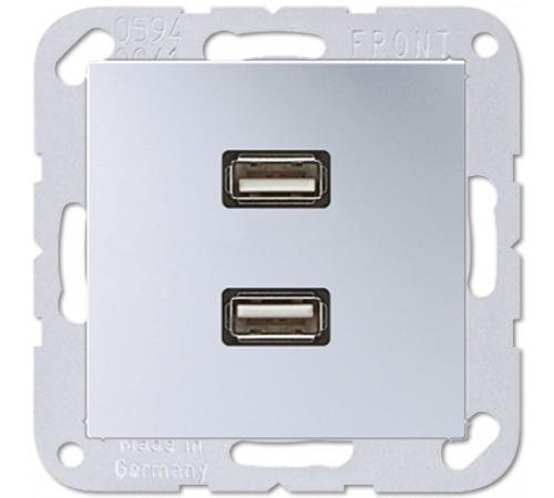 Розетка USB Jung MAA1153AL Розетка USB Jung MAA1153AL