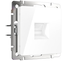 Телефонная розетка RJ-11 Werkel белый W1182001 4690389155383