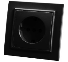 Розетка 1-местная Stekker PST16-9013-03 с защитной шторкой 39479