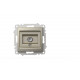 Розетка для TV с экраном (концевая) ELBI Zena Vega 609-011400-273