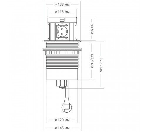 Блок розеток 107J (4 секции, 2 USB и RJ-45) Mebax 00-00001172 Блок розеток 107J (4 секции, 2 USB и RJ-45) Mebax 00-00001172