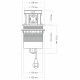 Блок розеток 107J (4 секции, 2 USB и RJ-45) Mebax 00-00001172