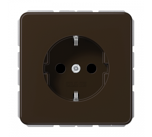 Розетка штепсельная Schuko Jung CD1520BFBR Розетка штепсельная Schuko Jung CD1520BFBR