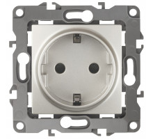 Розетка 2P+E Schuko со шторками Эра 12-2102-15 Б0019326