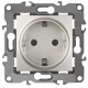 Розетка 2P+E Schuko со шторками Эра 12-2102-15 Б0019326