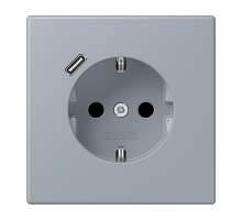 Розетка 2K+З USB Typ C Jung LC1520-18C257