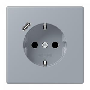 Розетка 2K+З USB Typ C Jung LC1520-18C257