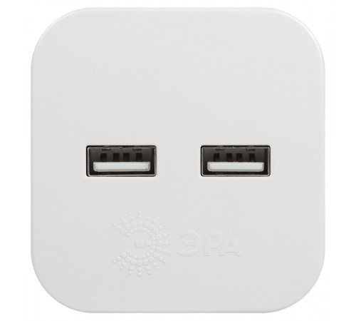 Разветвитель электрический Эра SP-2-USB-W Б0049531 Разветвитель электрический Эра SP-2-USB-W Б0049531