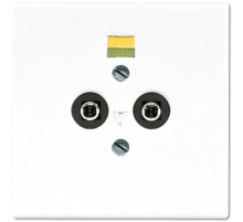 Розетка штепсельная для выравнивания потенциалов Jung LS965-2WW