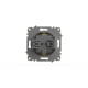 Розетка с крышкой и заземлением ELBI Zena Vega 609-011400-218