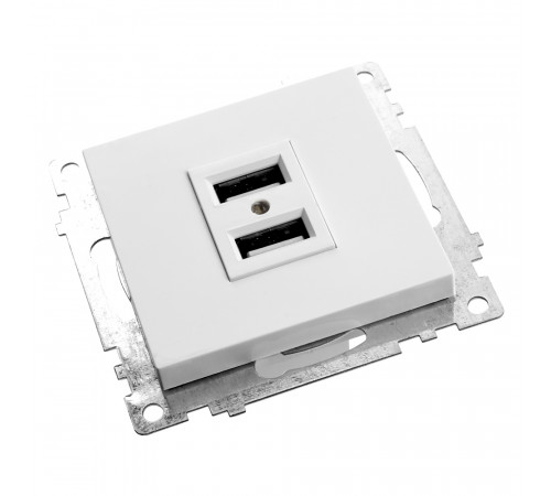 Розетка USB 2-местная Stekker Катрин 39686 Розетка USB 2-местная Stekker Катрин 39686