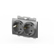 Розетка двухместная с заземлением ELBI Zena Vega 609-011000-907