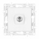 Розетка спутниковая SAT TV Arte Milano 217.42-1.white