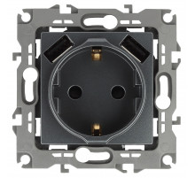 Розетка 2P+E со шторками и 2xUSB Эра 12-4109-12 Б0047846