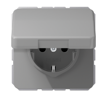 Розетка штепсельная Schuko Jung CD1520BFKLGR