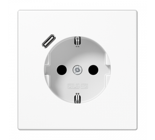 Розетка 2K+З USB Typ C Jung LS1520-18CWW Розетка 2K+З USB Typ C Jung LS1520-18CWW