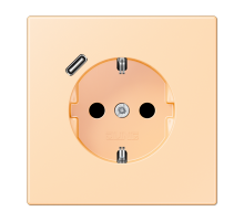 Розетка 2K+З USB Typ C Jung LC1520-18C223