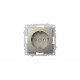 Розетка с заземлением и защитой от детей ELBI Zena Vega 609-011400-243