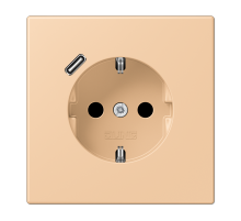 Розетка 2K+З USB Typ C Jung LC1520-18C237