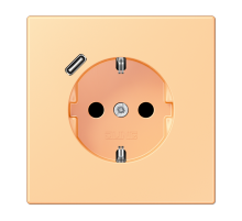 Розетка 2K+З USB Typ C Jung LC1520-18C258
