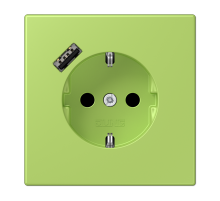 Розетка 2K+З USB Typ A Jung LC1520-18A221