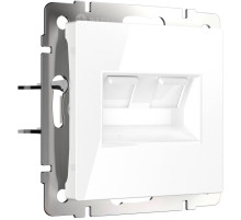 Розетка двойная Ethernet RJ-45 Werkel белый W1181101 4690389155376