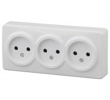 Розетка 3х2P Эра 11-2207-01 Б0020697